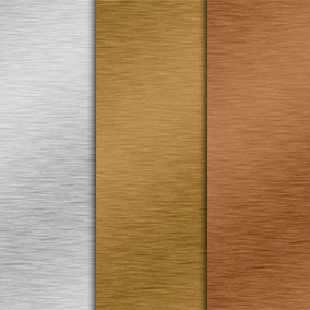 3D-Buchstaben Aluverbund - gebürstet