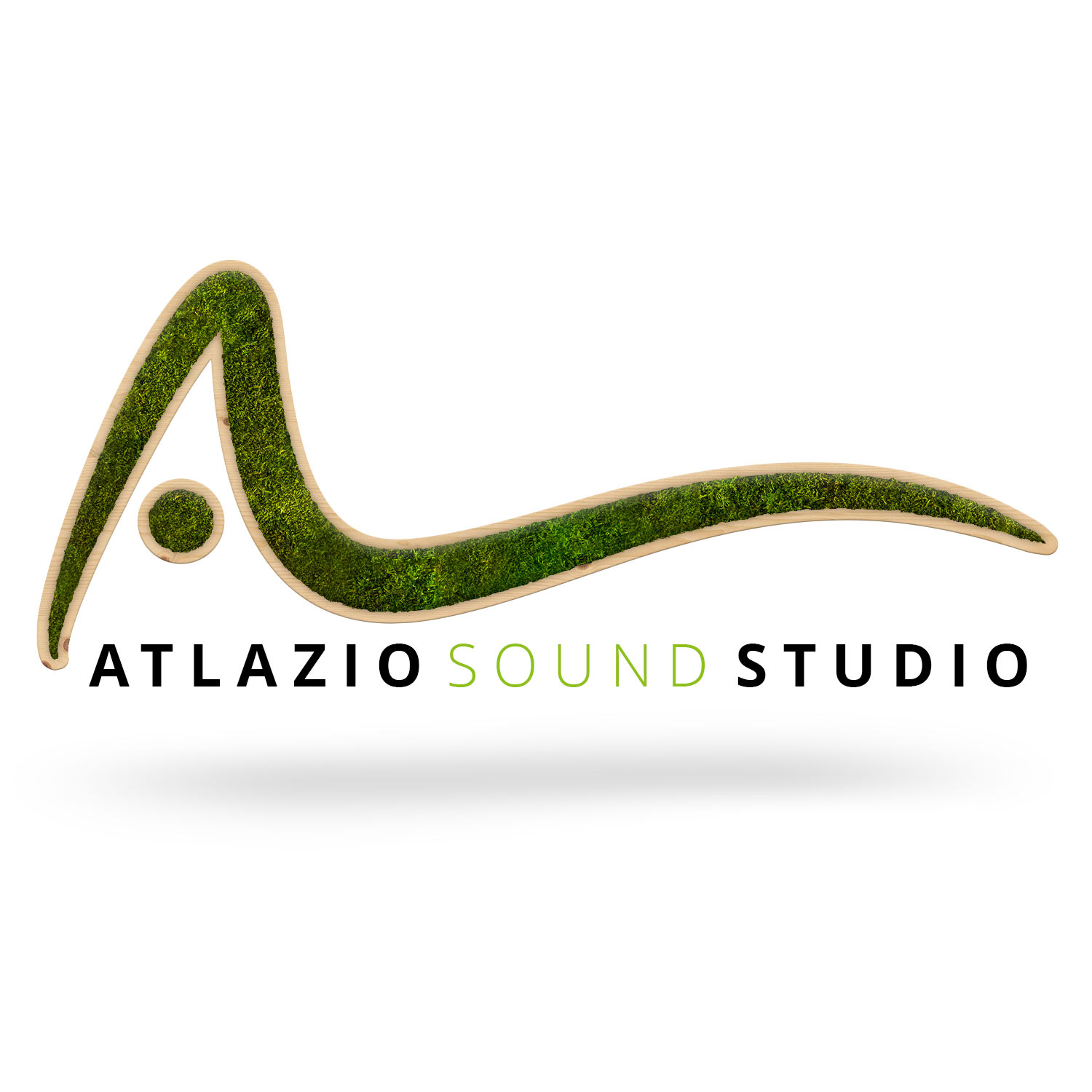 Waldmoos Logos / Schriften - Zirbe - mit Rahmen